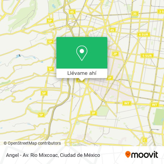 Mapa de Angel - Av. Rio Mixcoac