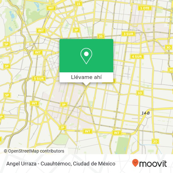 Mapa de Angel Urraza - Cuauhtémoc