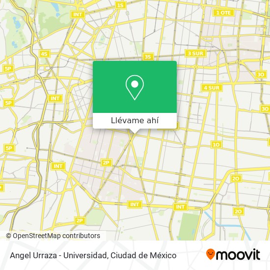 Mapa de Angel Urraza - Universidad