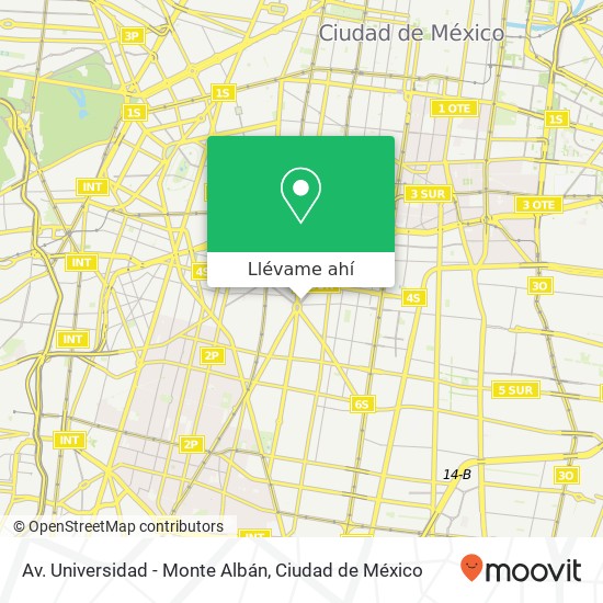 Mapa de Av. Universidad - Monte Albán
