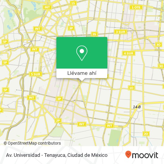 Mapa de Av. Universidad - Tenayuca