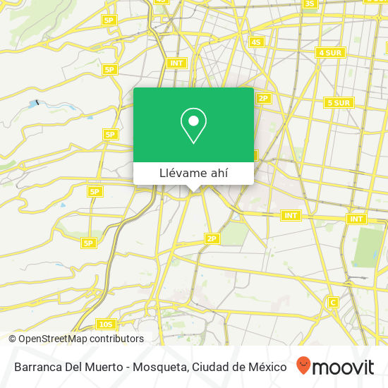 Mapa de Barranca Del Muerto - Mosqueta