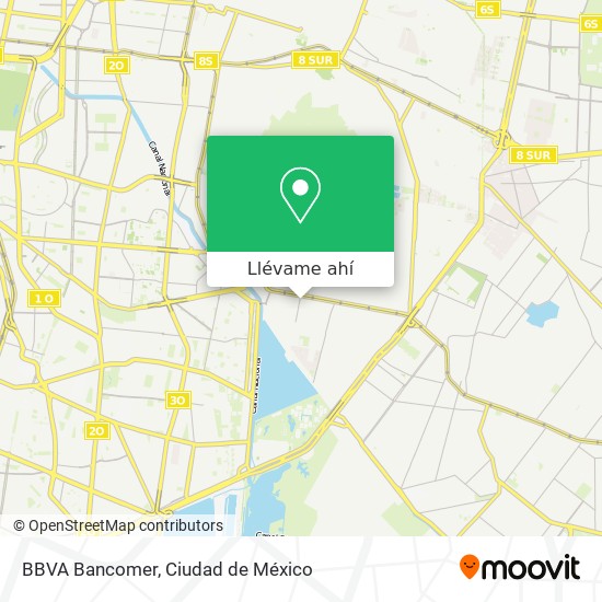 Mapa de BBVA Bancomer