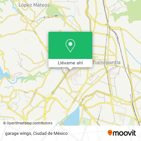 Mapa de garage wings