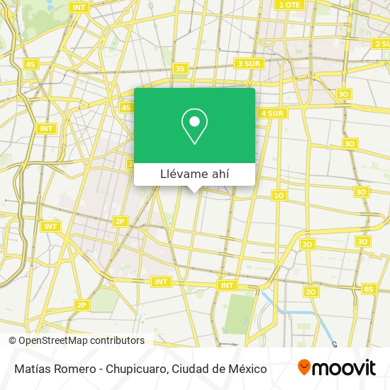 Mapa de Matías Romero - Chupicuaro