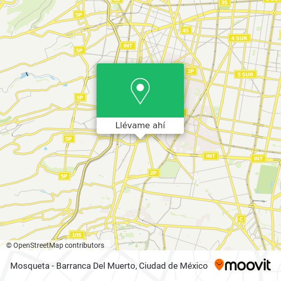 Mapa de Mosqueta - Barranca Del Muerto