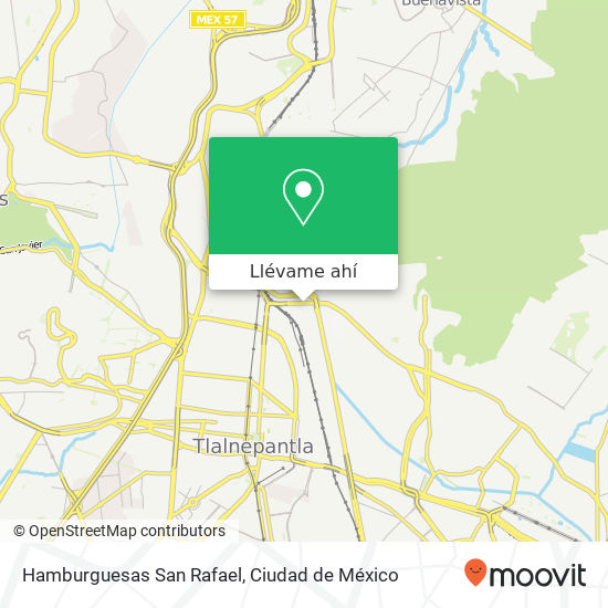 Mapa de Hamburguesas San Rafael