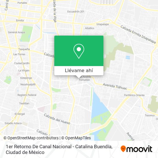 Mapa de 1er Retorno De Canal Nacional - Catalina Buendía