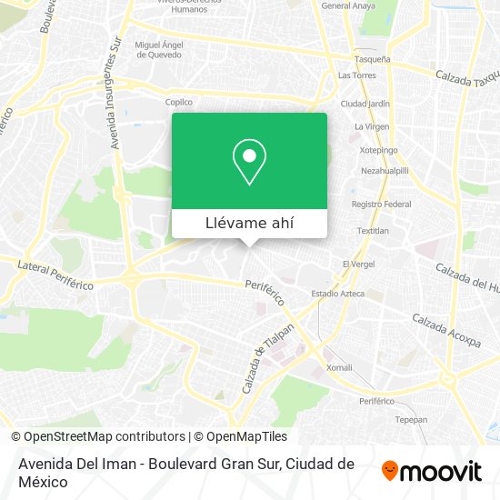 Mapa de Avenida Del Iman - Boulevard Gran Sur