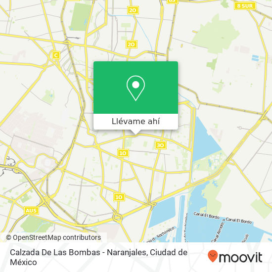 Mapa de Calzada De Las Bombas - Naranjales