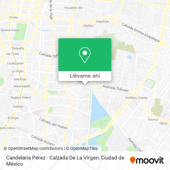 Mapa de Candelaria Pérez - Calzada De La Virgen
