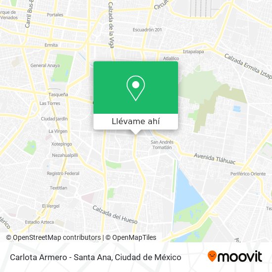 Mapa de Carlota Armero - Santa Ana