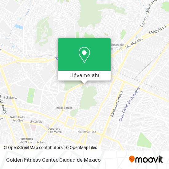 Mapa de Golden Fitness Center