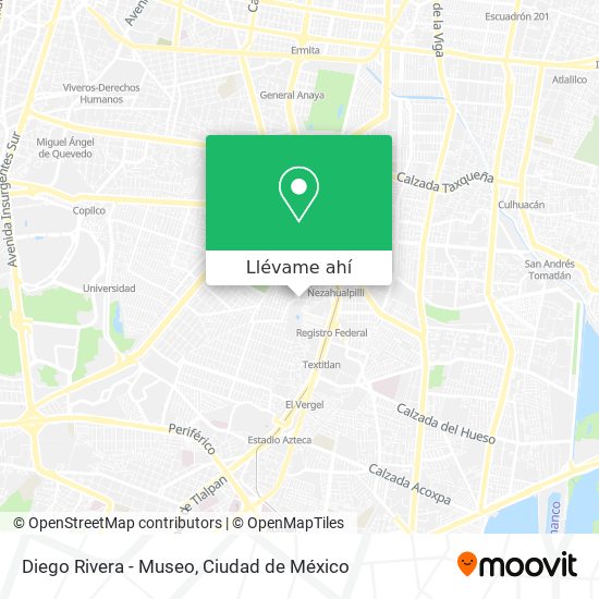 Mapa de Diego Rivera - Museo