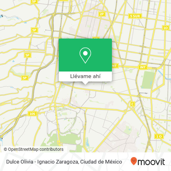 Mapa de Dulce Olivia - Ignacio Zaragoza