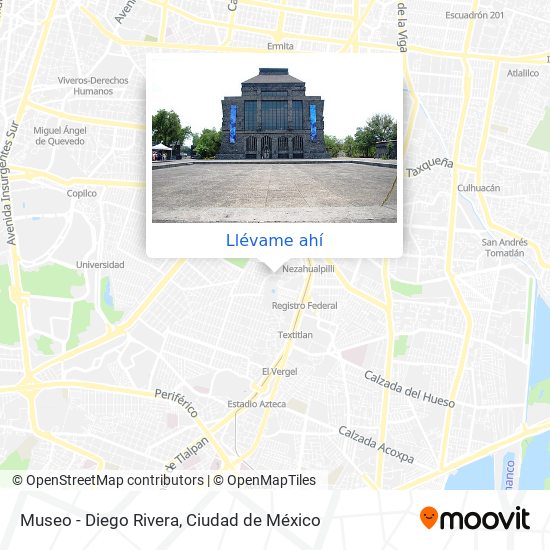 Mapa de Museo - Diego Rivera