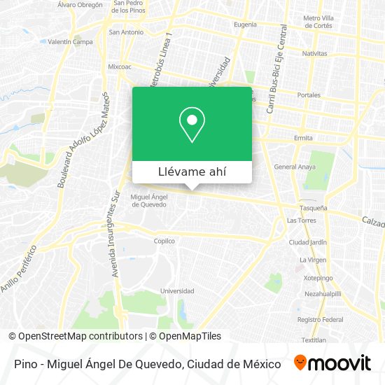 Mapa de Pino - Miguel Ángel De Quevedo