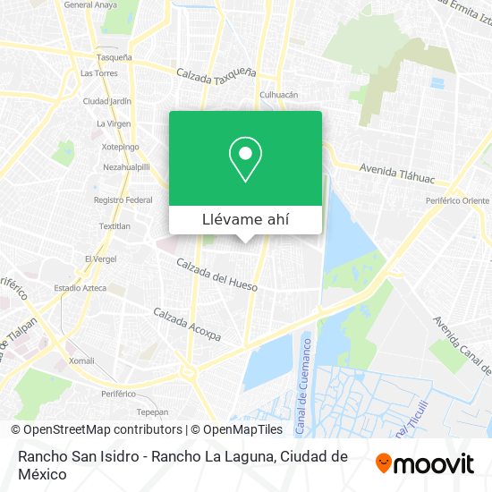 Mapa de Rancho San Isidro - Rancho La Laguna