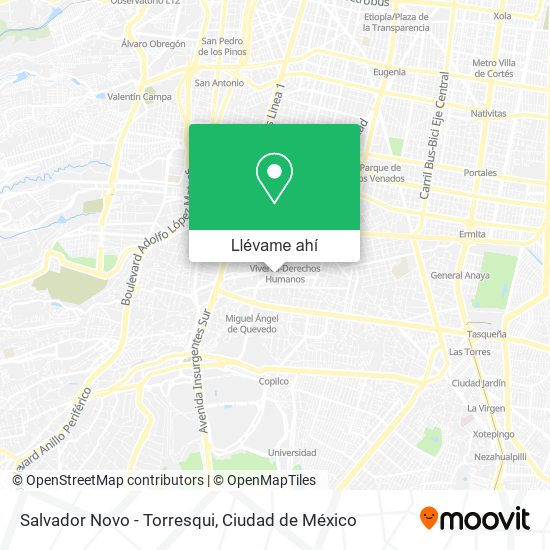 Mapa de Salvador Novo - Torresqui