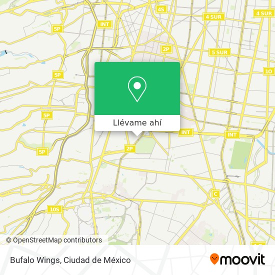 Mapa de Bufalo Wings