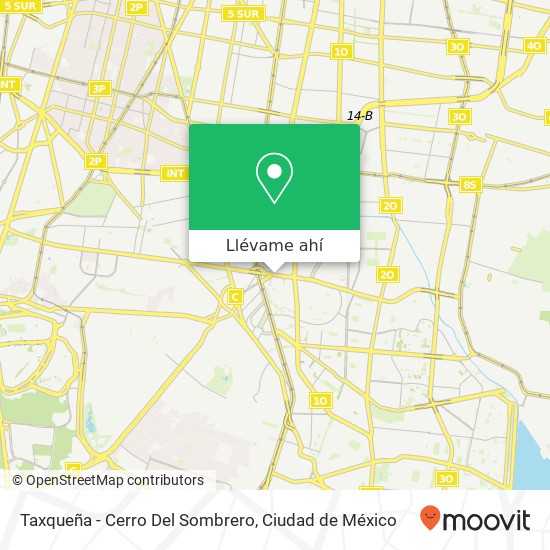 Mapa de Taxqueña - Cerro Del Sombrero