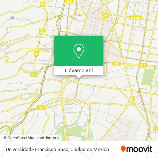 Mapa de Universidad - Francisco Sosa