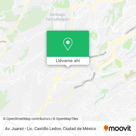 Mapa de Av. Juarez - Lic. Castillo Ledon