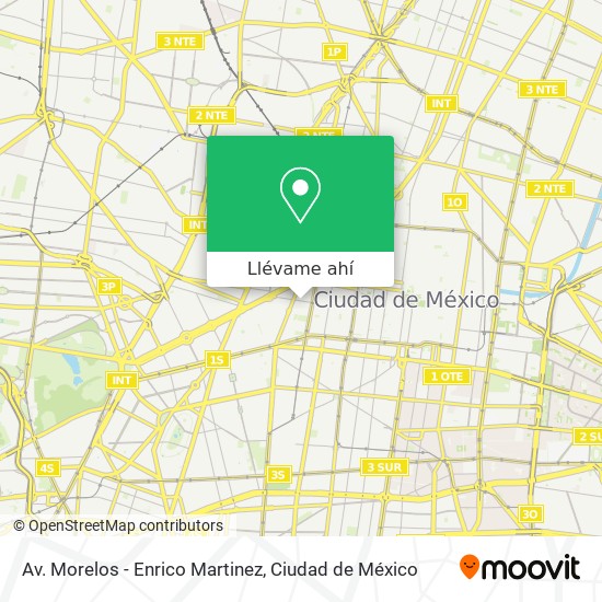 Mapa de Av. Morelos - Enrico Martinez
