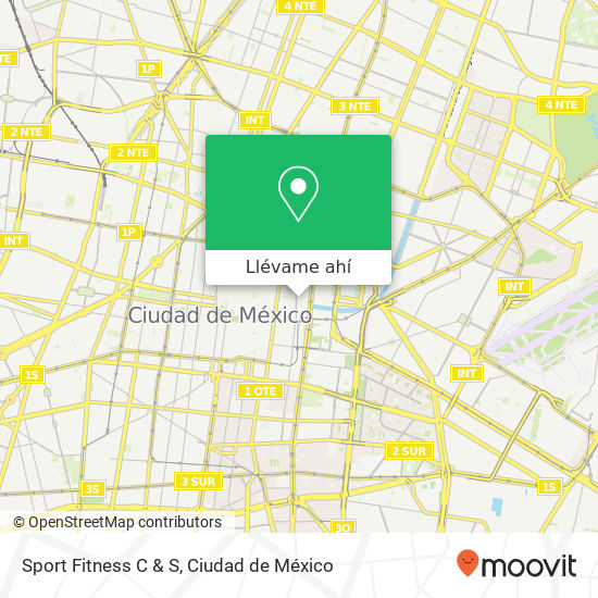 Mapa de Sport Fitness C & S