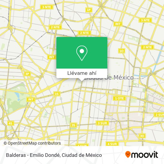 Mapa de Balderas - Emilio Dondé