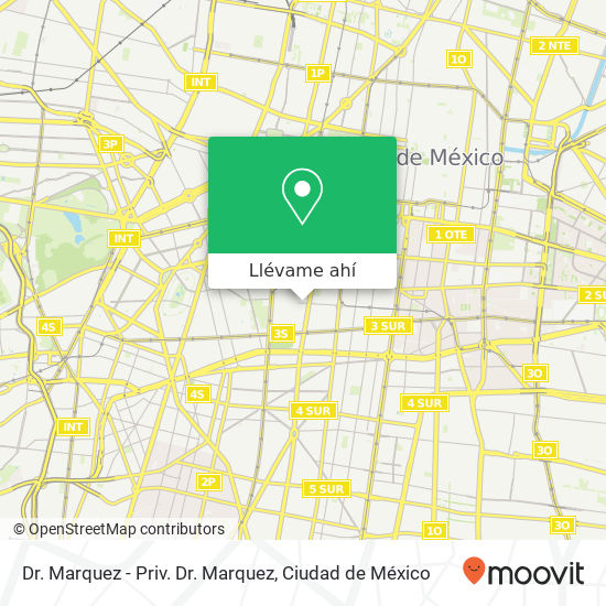 Mapa de Dr. Marquez - Priv. Dr. Marquez