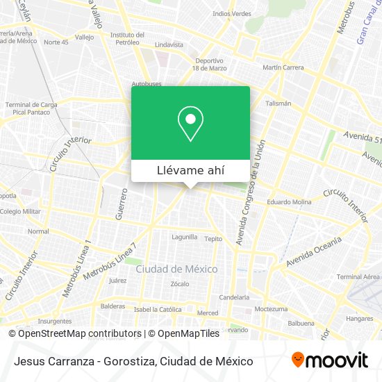 Mapa de Jesus Carranza - Gorostiza