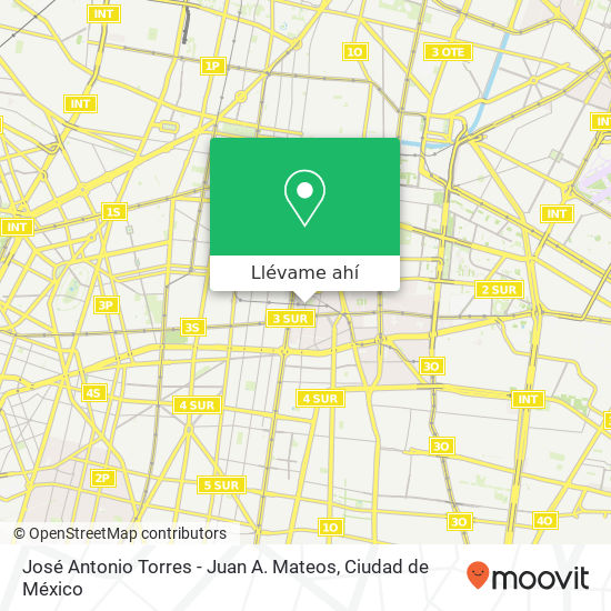 Mapa de José Antonio Torres - Juan A. Mateos