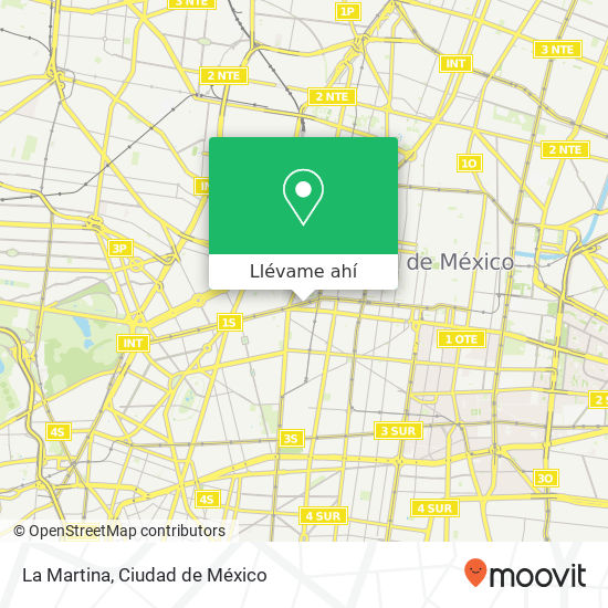Mapa de La Martina