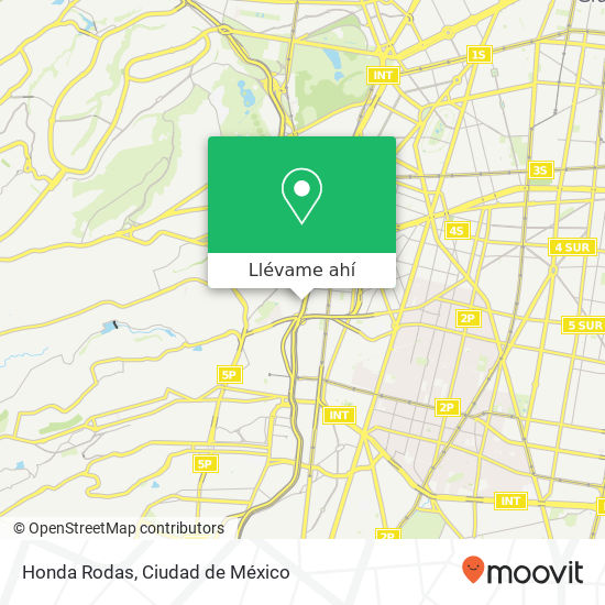 Mapa de Honda Rodas