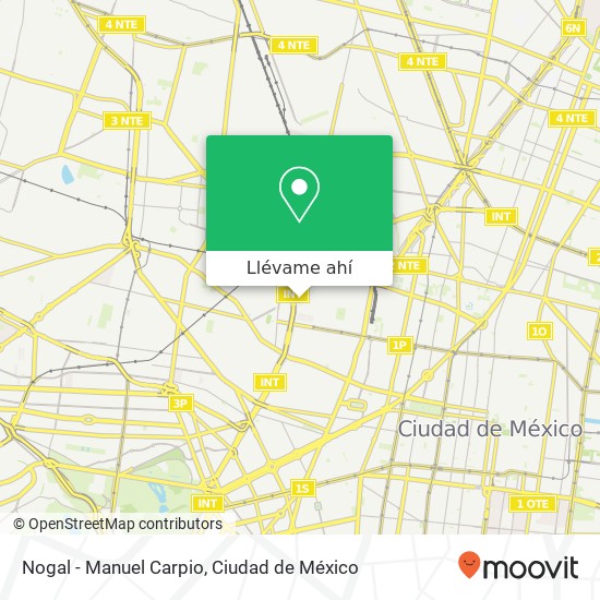 Mapa de Nogal - Manuel Carpio