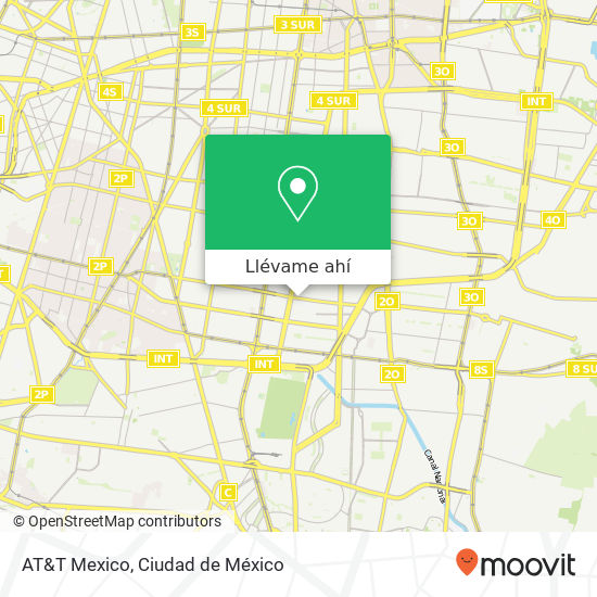 Mapa de AT&T Mexico