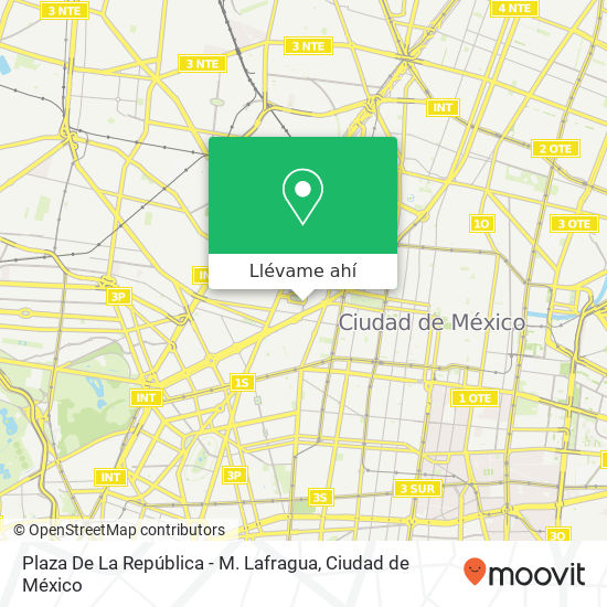 Mapa de Plaza De La República - M. Lafragua