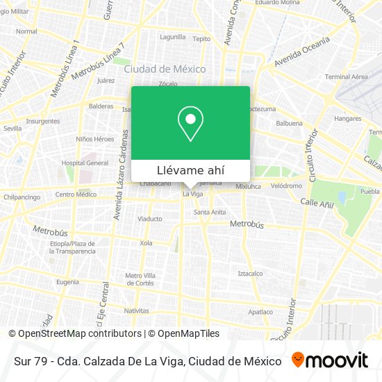 Mapa de Sur 79 - Cda. Calzada De La Viga