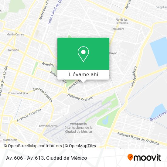 Mapa de Av. 606 - Av. 613