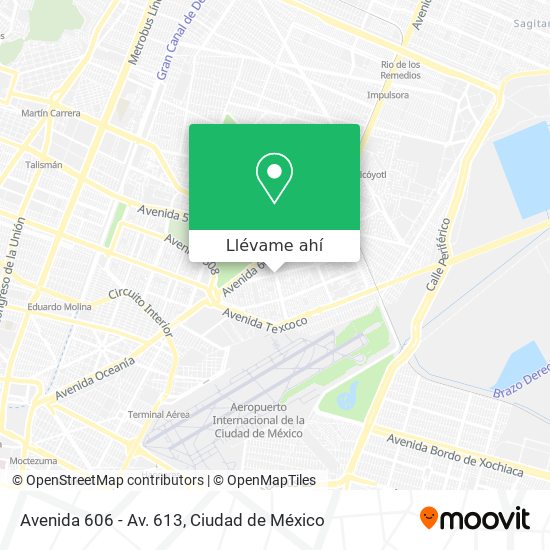 Mapa de Avenida 606 - Av. 613