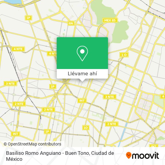 Mapa de Basiliso Romo Anguiano - Buen Tono