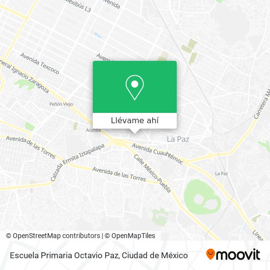 Mapa de Escuela Primaria Octavio Paz