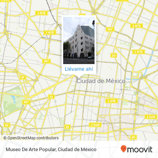 Mapa de Museo De Arte Popular