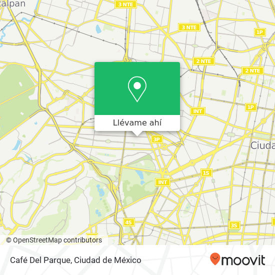 Mapa de Café Del Parque