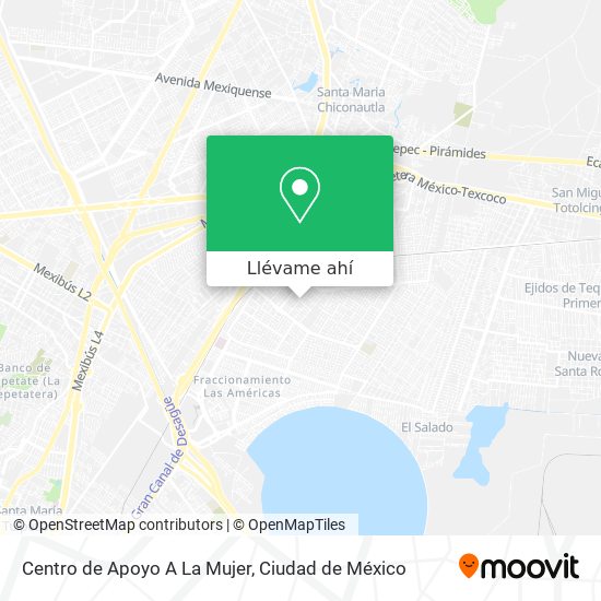 Mapa de Centro de Apoyo A La Mujer