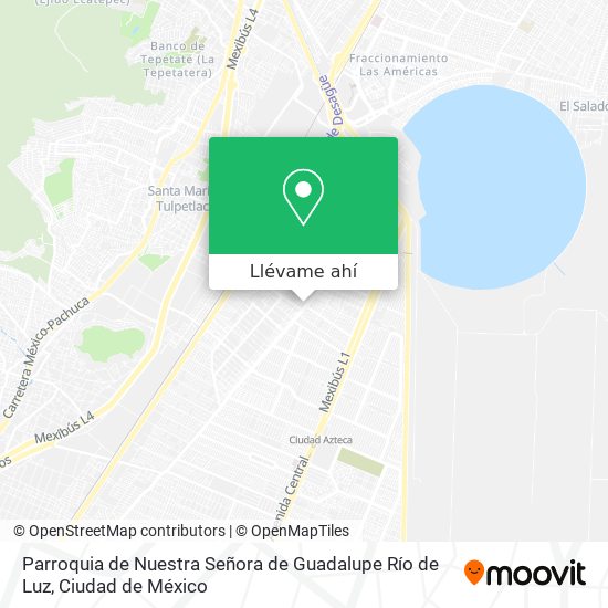 Mapa de Parroquia de Nuestra Señora de Guadalupe Río de Luz