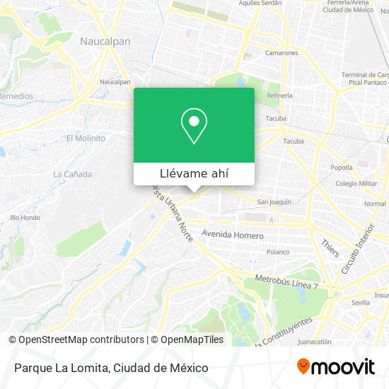 Mapa de Parque La Lomita