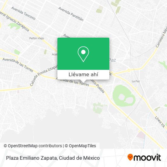 Mapa de Plaza Emiliano Zapata