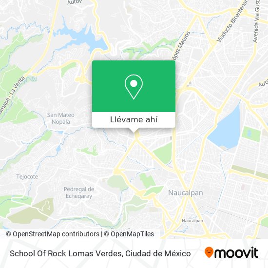 Cómo llegar a School Of Rock Lomas Verdes en Atizapán De Zaragoza en  Autobús?